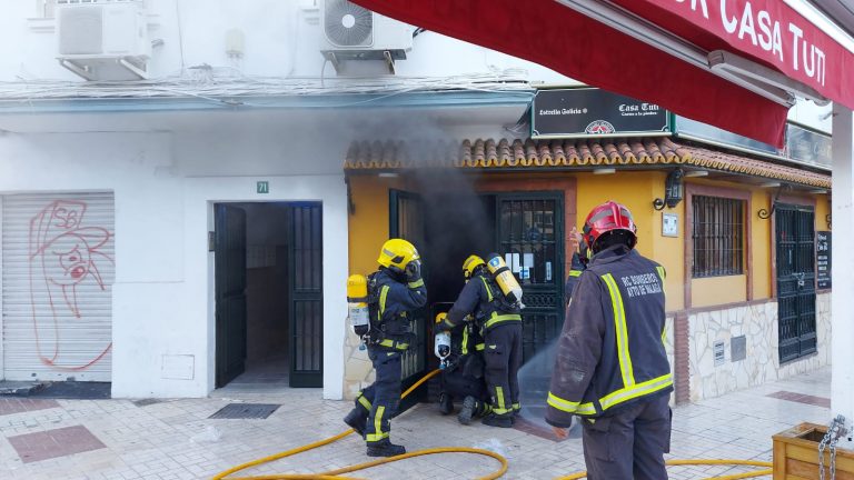 Extinguido el incendio de un conocido local