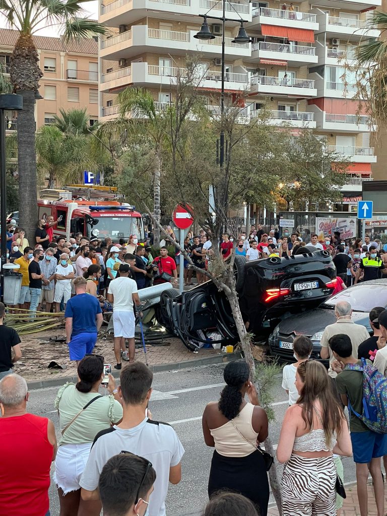 -VIDEO- Muere un cliclista en un accidente de tráfico en Fuengirola