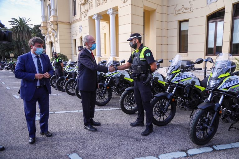 Nuevas motocicletas de la Policía Local de Málaga