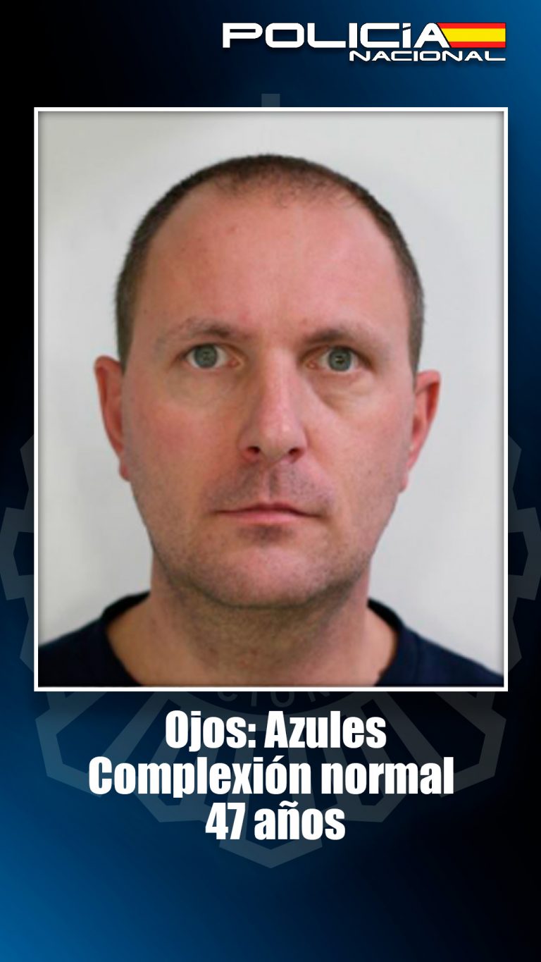 Imagen difundida por la Policía para localizar a Tom Richard Diane Michielsen