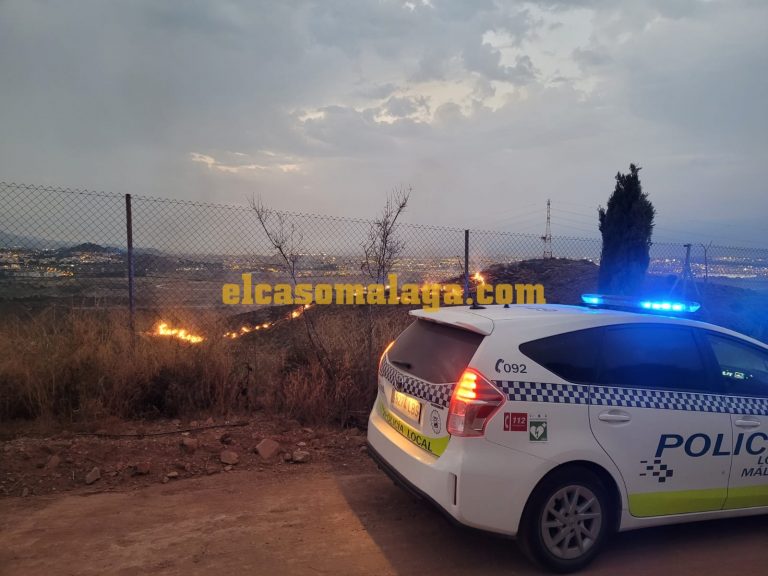Imagen asociada al incendio forestal de Camino Medioambiental en Málaga