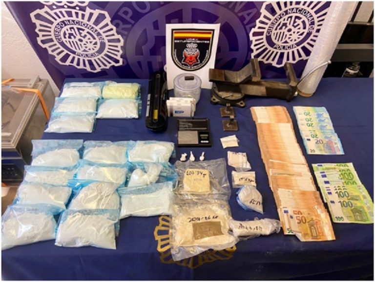 Droga intervenida en una operación policial