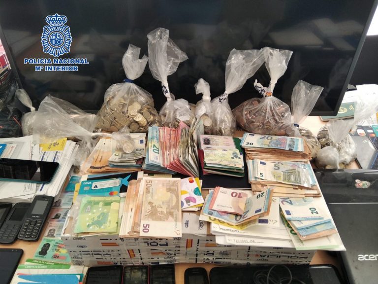 Operación policial contra una red de estafas en Málaga