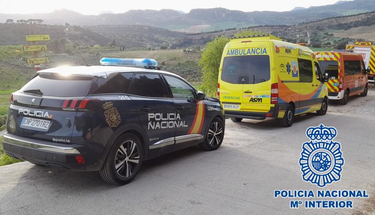Rescate de un menor en Ronda, imagen de archivo