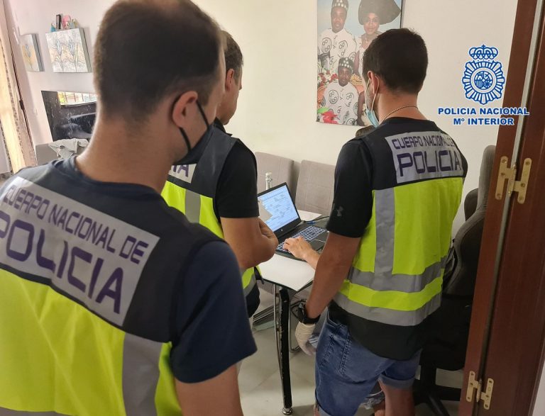 Operación de la Policía Nacional contra el cibercrimen