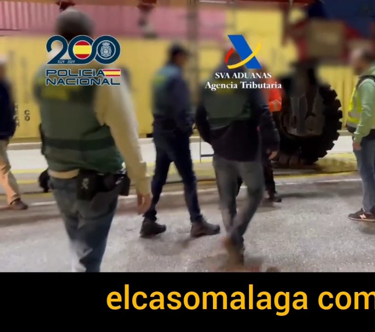 Operación contra el narcotráfico en el Puerto de Málaga, imagen de archivo