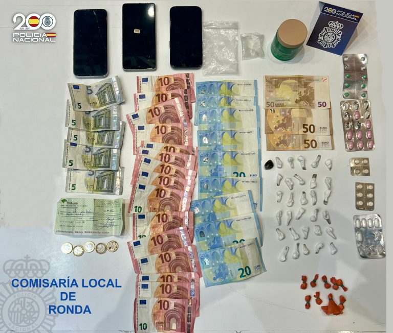 Policía Nacional durante un dispositivo de seguridad, imagen de archivo