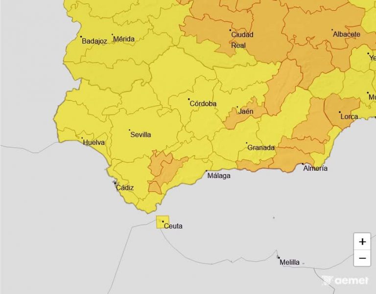 Temporal de lluvia y viento en Málaga, imagen de recurso