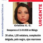 Buscan a una mujer de 35 años desaparecida en Málaga