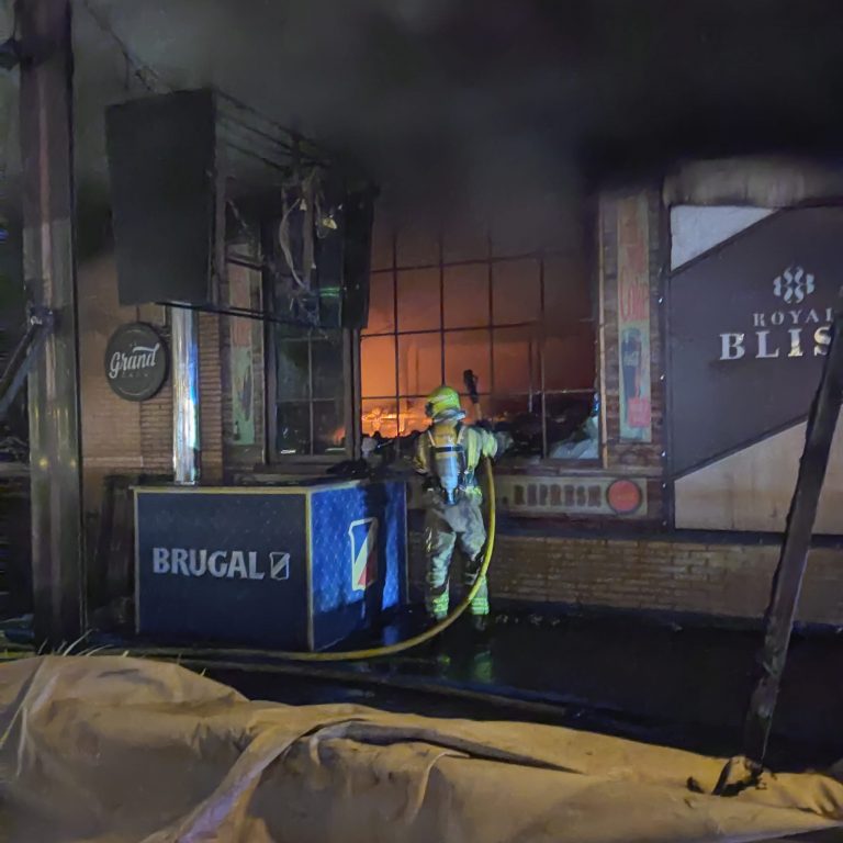 Incendio en el Grand Café, imagen de recurso