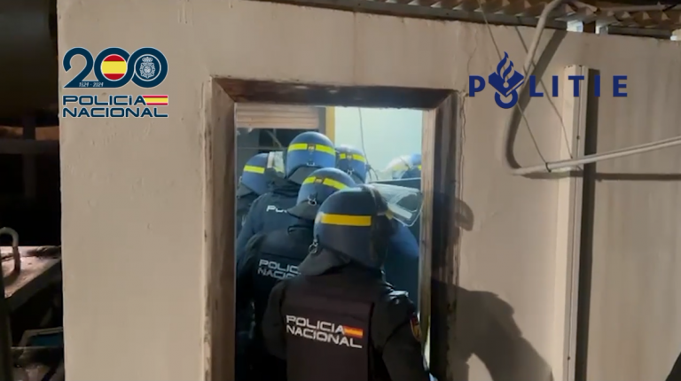 Intervención de 947 kilos de MDMA en una operación de la Policía Nacional