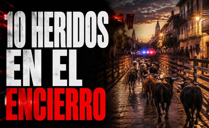 Composición gráfica sobre el encierro de San Sebastián de los Reyes