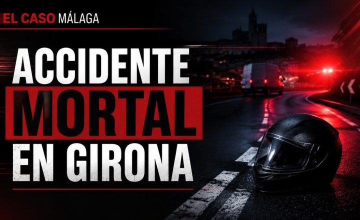 Accidente mortal en Girona — composición gráfica de El Caso Málaga