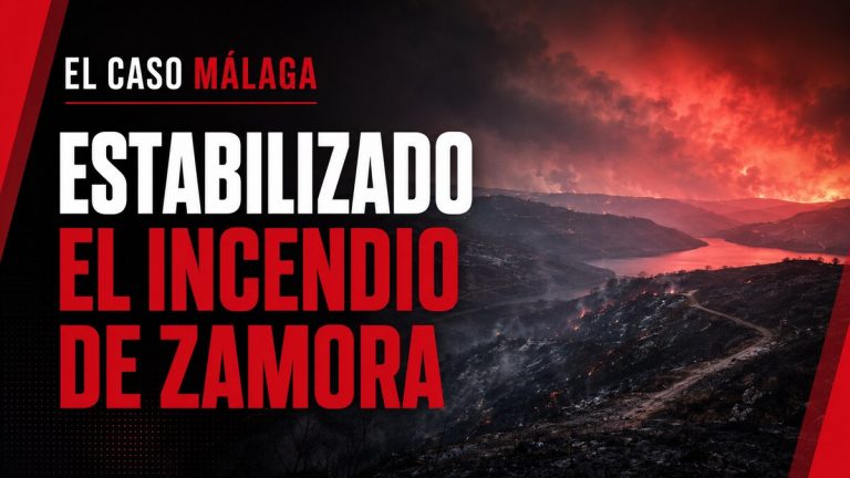 Incendio de Villalcampo estabilizado tras el confinamiento de Ricobayo