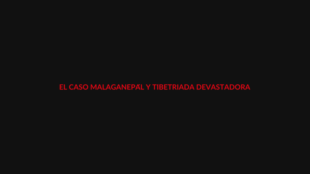 Imagen editorial ilustrativa de El Caso Málaga sobre la riada entre Nepal y Tíbet; no corresponde a una fotografía documental del suceso.