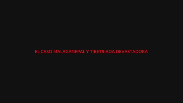 Imagen editorial ilustrativa de El Caso Málaga sobre la riada entre Nepal y Tíbet; no corresponde a una fotografía documental del suceso.