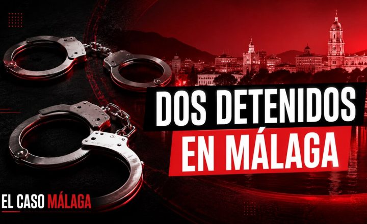 Composición gráfica sobre dos detenidos por agredir y amenazar a sus exparejas en Málaga