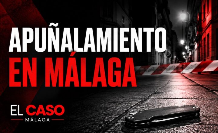 Composición gráfica sobre la detención por un apuñalamiento en Málaga