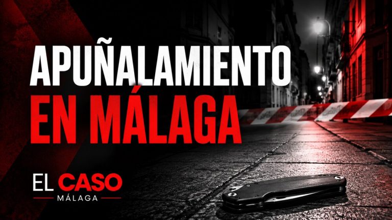 Composición gráfica sobre la detención por un apuñalamiento en Málaga