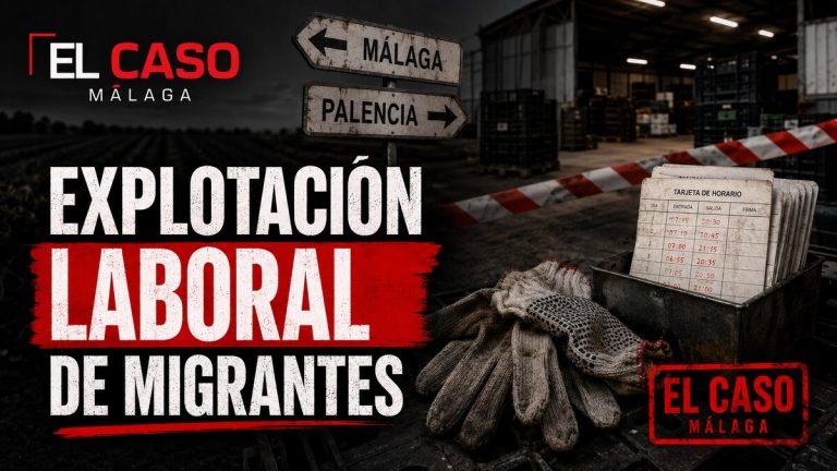 Composición gráfica sobre once detenidos por explotación laboral en Málaga y Palencia