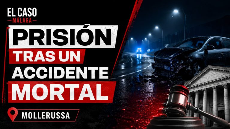 Composición gráfica sobre la entrada en prisión del conductor investigado tras un accidente mortal en Mollerussa