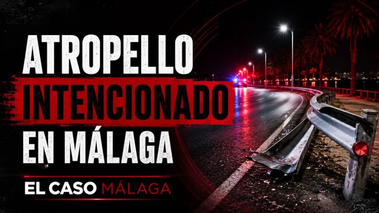 Composición gráfica sobre la detención por un atropello intencionado en Málaga
