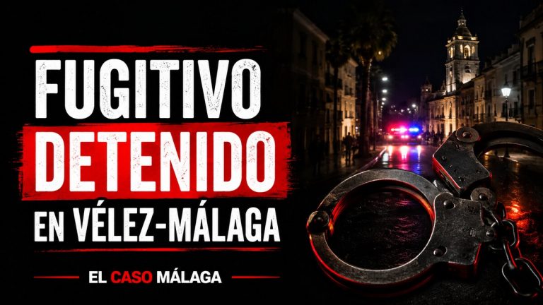 Composición gráfica sobre la detención en Vélez-Málaga de un fugitivo reclamado por Alemania