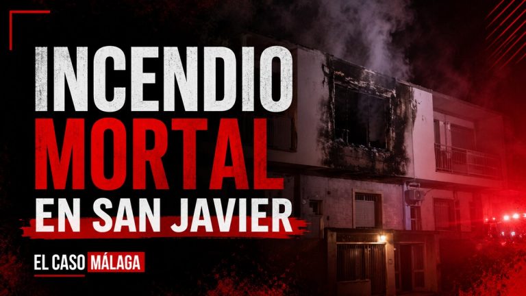 Composición gráfica sobre la investigación de un incendio mortal en San Javier