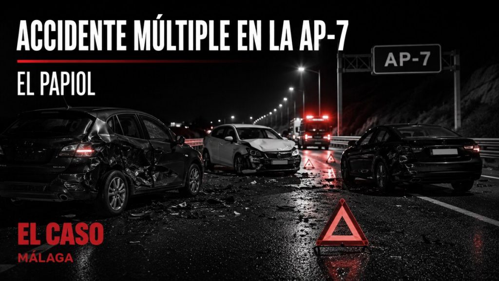 Portada editorial sobre el accidente múltiple en la AP-7 en El Papiol con nueve heridos