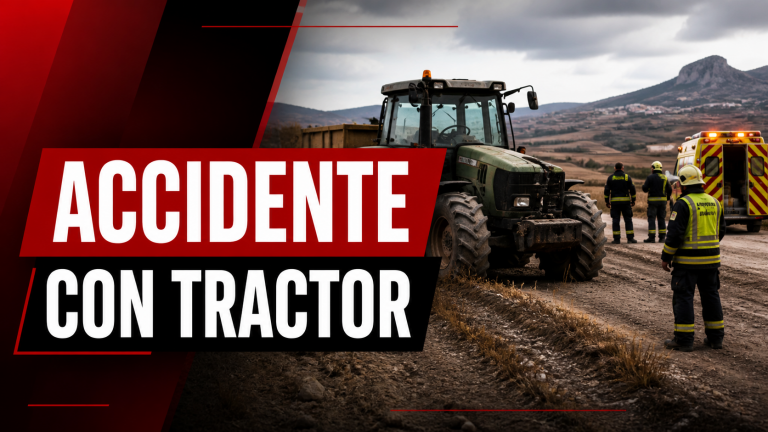 Herido tras sufrir un accidente con un tractor en Antequera