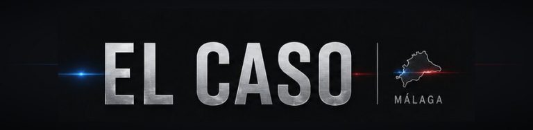 Logotipo compacto de El Caso Málaga para móvil y cabeceras reducidas