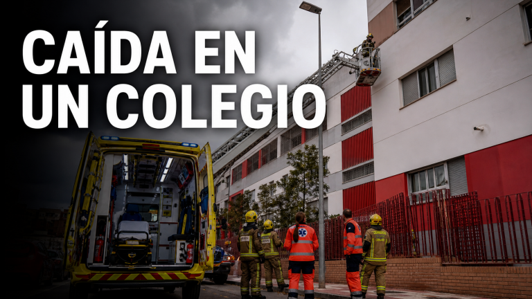 Trabajador herido grave tras caer de una ventana en un colegio de Málaga
