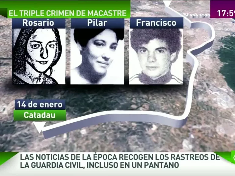 Rosario Gayete, Pilar Ruiz y Francisco Valeriano, víctimas del caso Macastre