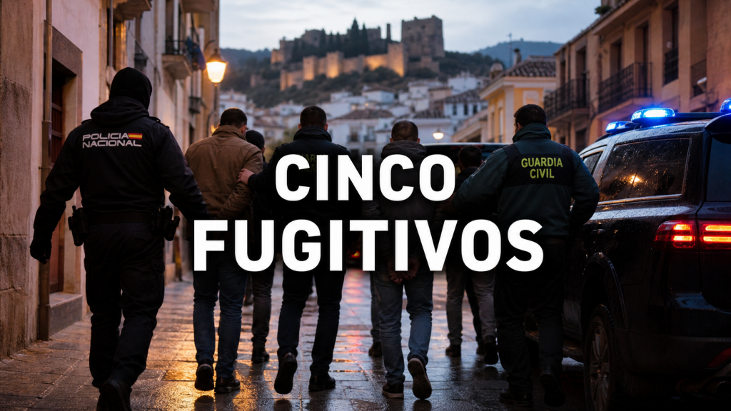 Cinco fugitivos internacionales detenidos