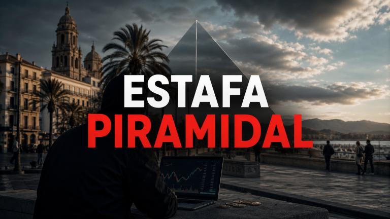 Estafa piramidal de trading y criptomonedas
