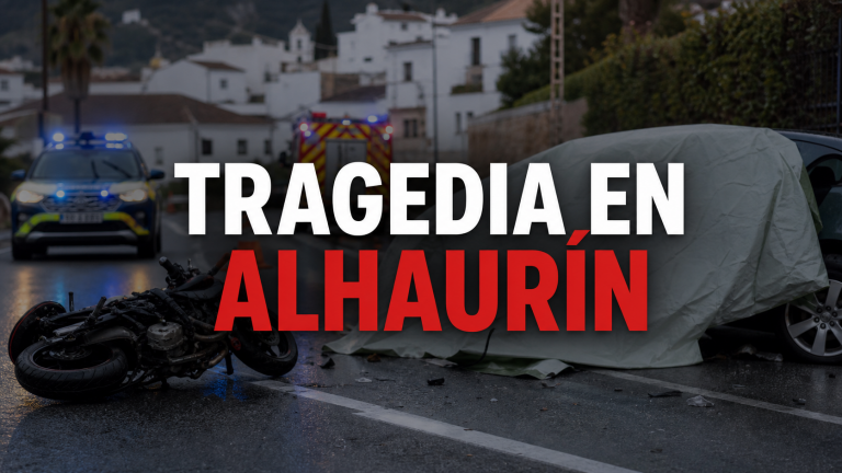 Accidente mortal entre una moto y un coche en Alhaurín el Grande