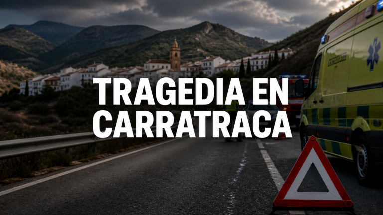 Accidente mortal en Carratraca