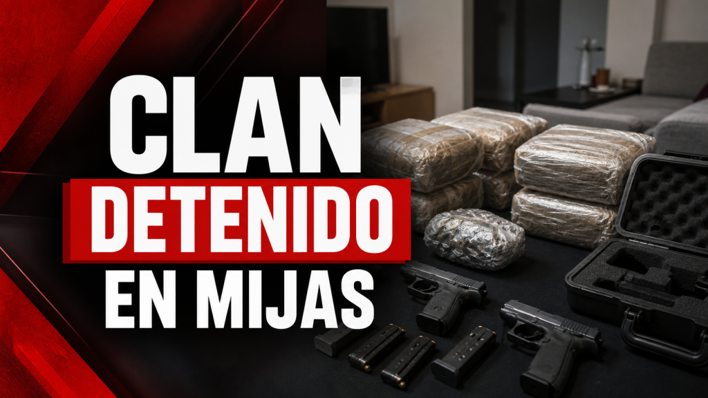 Seis detenidos en Mijas por tráfico de drogas y tenencia ilícita de armas