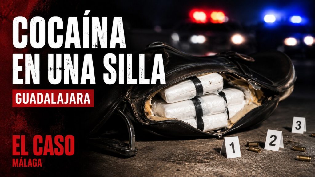 Portada editorial sobre cinco kilos de cocaína ocultos en una silla de montar en Guadalajara