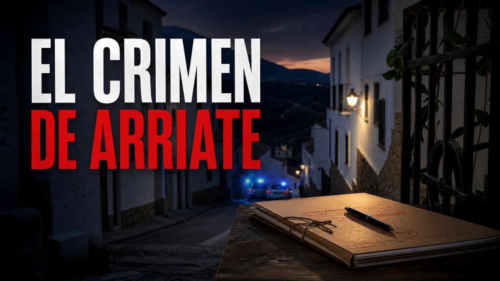 Portada editorial sobre el crimen de María Esther Jiménez en Arriate, Málaga