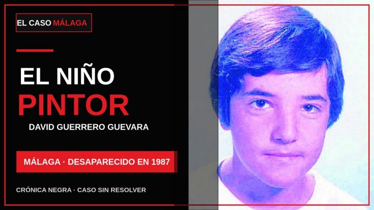 David Guerrero, el Niño Pintor de Málaga, desaparecido en 1987