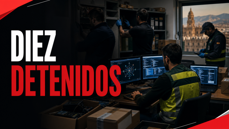 Operación policial con diez detenidos por material de abuso sexual infantil