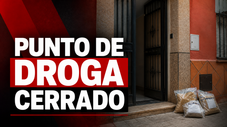 Pareja detenida tras desmantelar un punto de venta de droga en Dos Hermanas, Málaga
