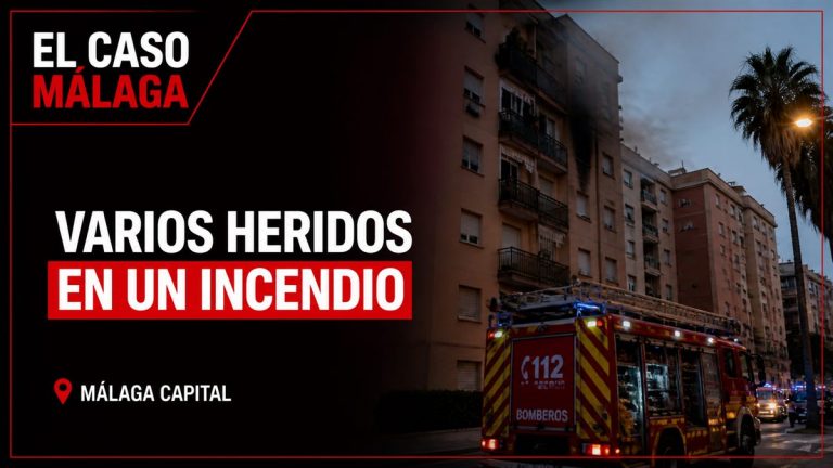 Portada editorial de El Caso Málaga para «Varios heridos en un incendio en Málaga capital»