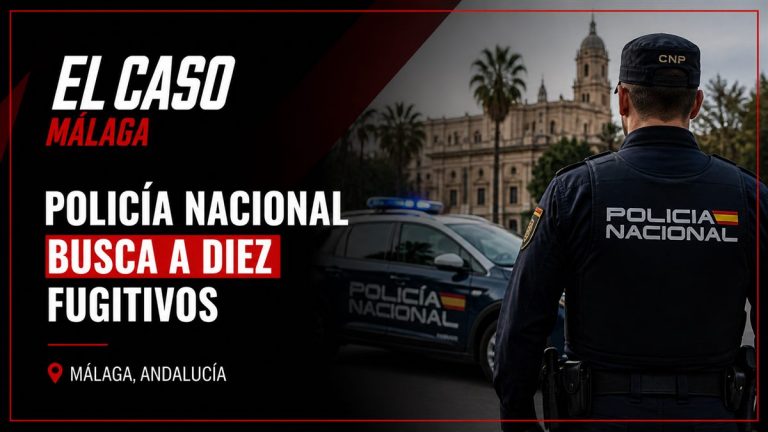 Portada editorial de El Caso Málaga para «La Policía Nacional busca a diez fugitivos que podrían encontrarse en España»
