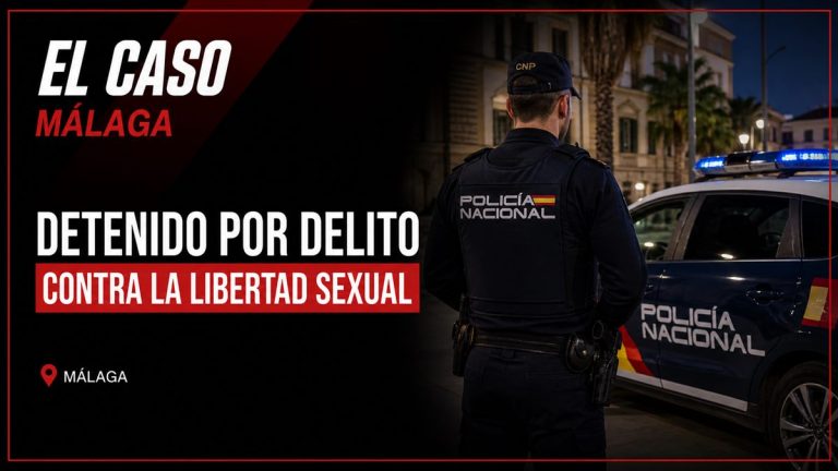 Portada editorial de El Caso Málaga para «La Policía Nacional detiene a un hombre por un delito contra la libertad sexual con un menor malagueño al que captó a través de redes sociales»