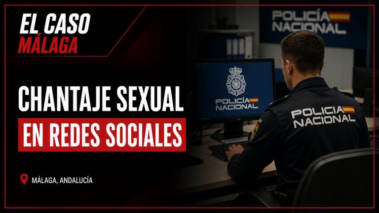 Portada editorial de El Caso Málaga para «Agentes de la Policía Nacional de Málaga detectan un repunte de víctimas por delitos de chantaje sexual en las redes sociales»