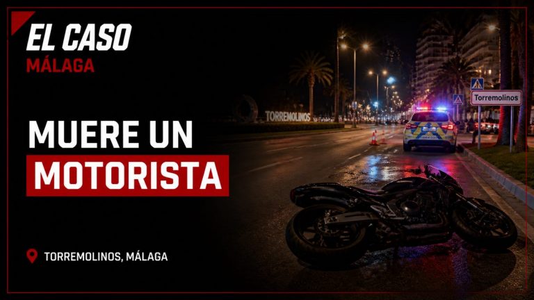 Portada editorial de El Caso Málaga para «Muere un motorista en un accidente en Torremolinos»
