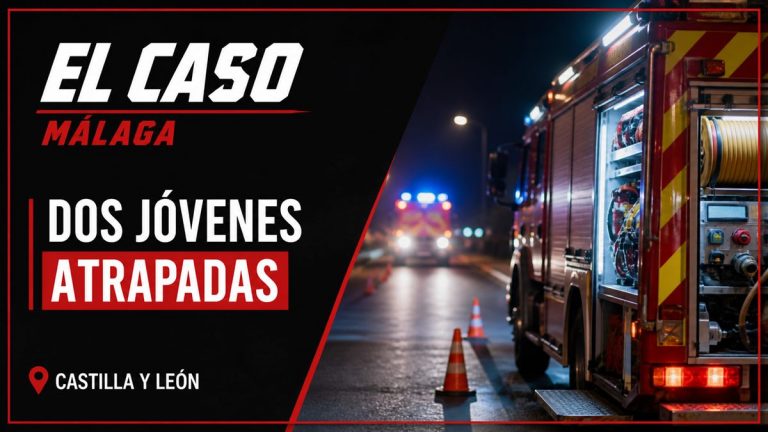 Portada editorial de El Caso Málaga para «Heridas dos jóvenes tras quedar atrapadas en un coche en Villamuriel de Cerrato»