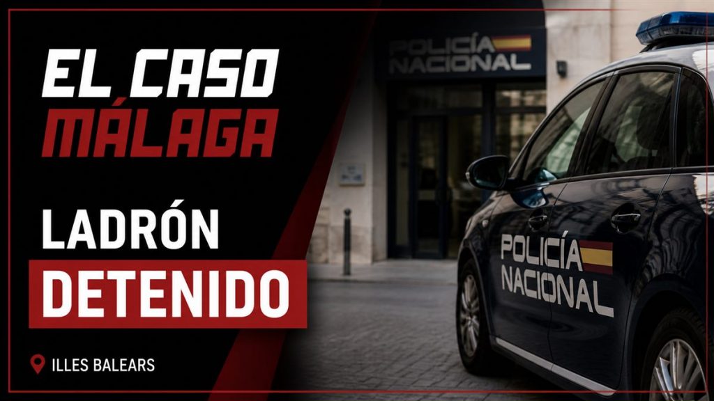 Portada editorial de El Caso Málaga para «Detenido un ladrón reincidente por robar en el interior de dos coches en Palma»